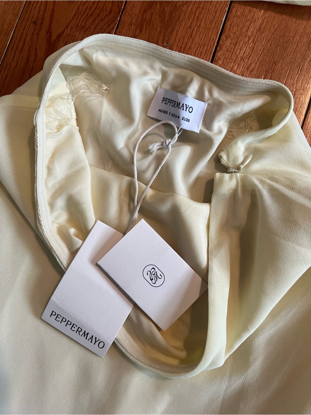 Peppermayo Yellow Under The Pagoda Maxi Dress - Size 8 - Picture 12 of 13